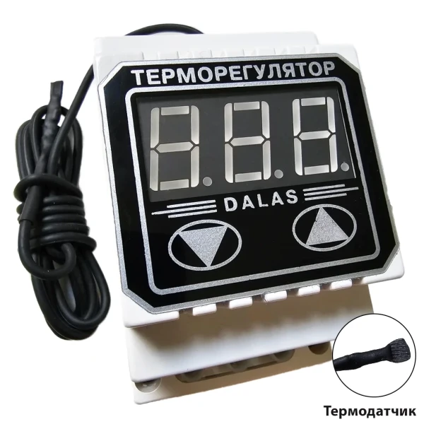 Терморегулятор с термодатчиком Dalas TRD-40A DIN-рейка