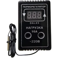 Терморегулятор з герметичним термодатчиком Dalas TRR-GD-16A в розетку